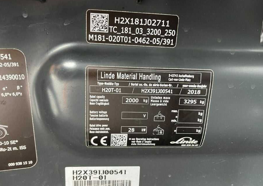 Linde H20T-01 - Chariot élévateur à gaz: photos 4 Linde H20T-01 - Chariot élévateur à gaz: photos 4