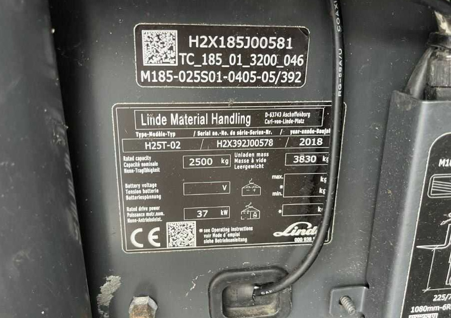 Linde H25T-02 - Chariot élévateur à gaz: photos 4 Linde H25T-02 - Chariot élévateur à gaz: photos 4
