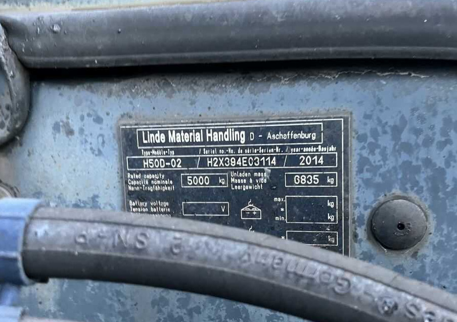 Linde H50D-02 - Chariot élévateur diesel: photos 5 Linde H50D-02 - Chariot élévateur diesel: photos 5