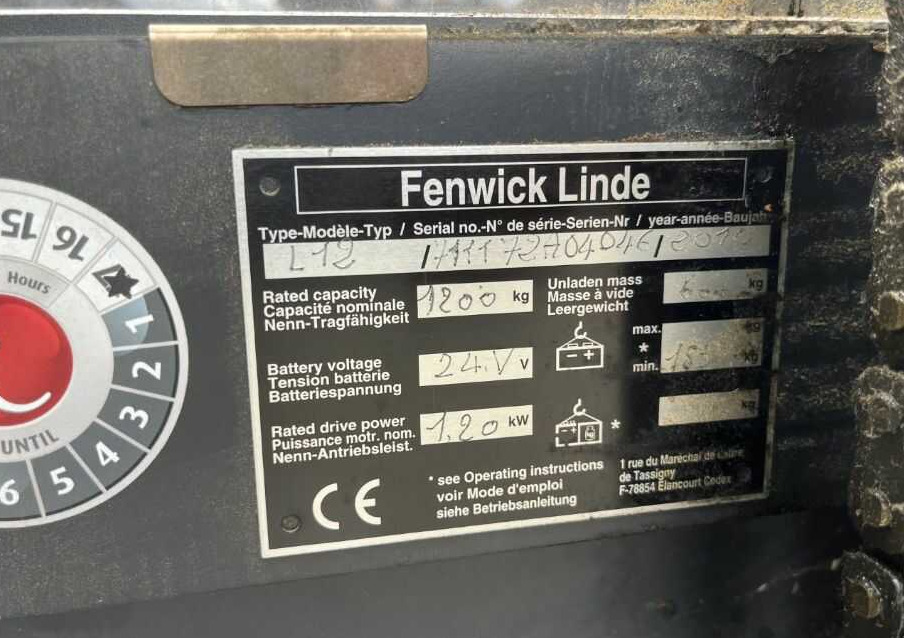 Linde L12 - Gerbeur: photos 4 Linde L12 - Gerbeur: photos 4