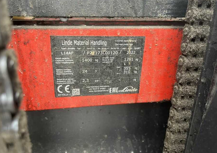 Linde L14APi - Gerbeur: photos 4 Linde L14APi - Gerbeur: photos 4