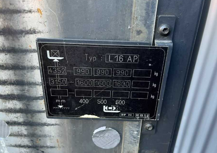 Gerbeur Linde L16AP: photos 9