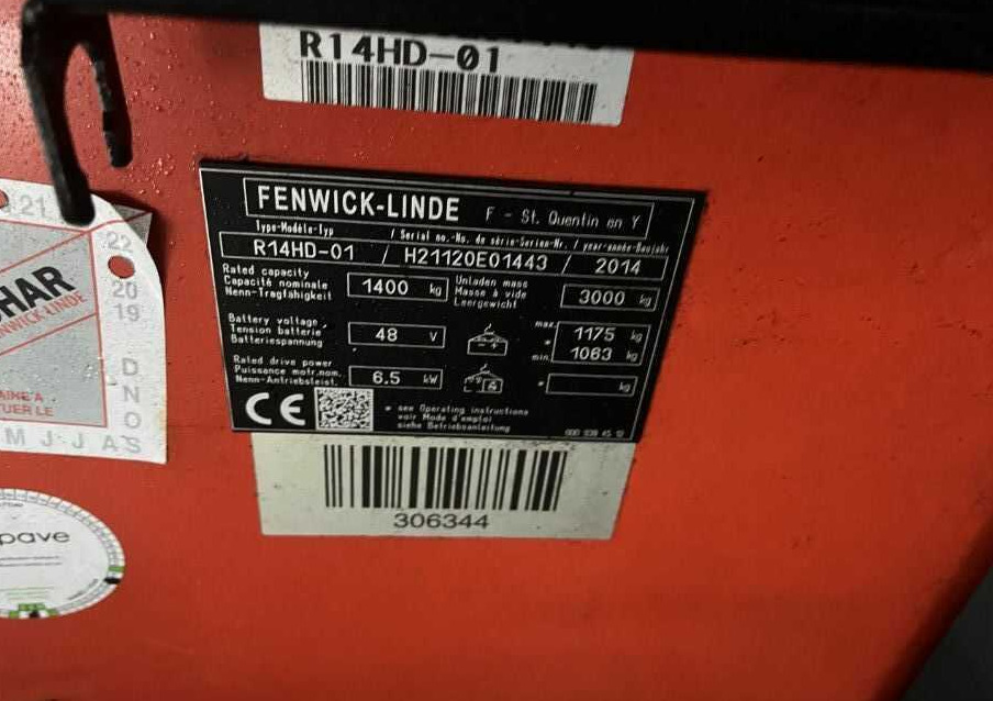 Linde R14-01 - Chariot à mât rétractable: photos 4 Linde R14-01 - Chariot à mât rétractable: photos 4