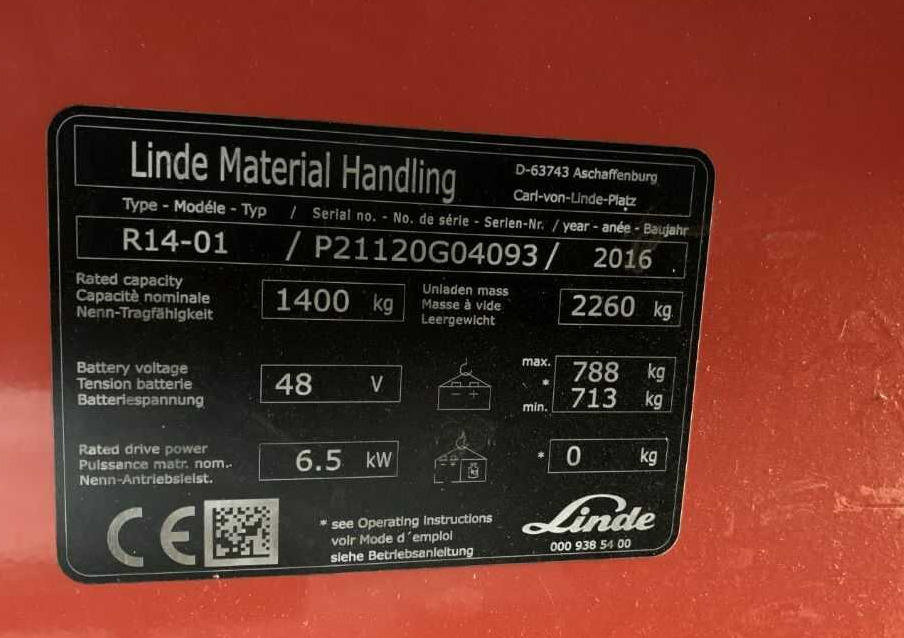 Linde R14-01 - Chariot à mât rétractable: photos 5 Linde R14-01 - Chariot à mât rétractable: photos 5