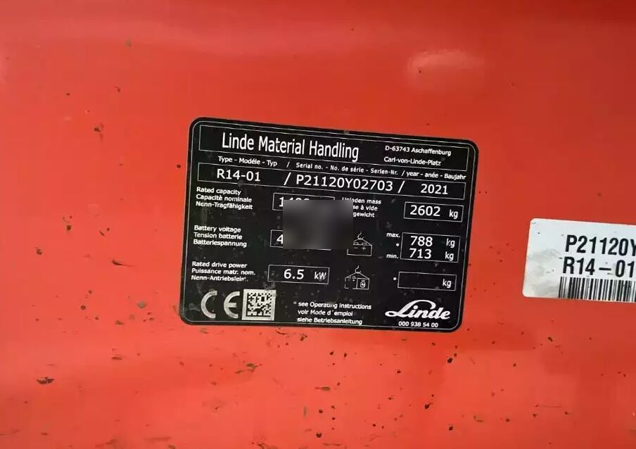 Linde R14 - Chariot à mât rétractable: photos 4 Linde R14 - Chariot à mât rétractable: photos 4