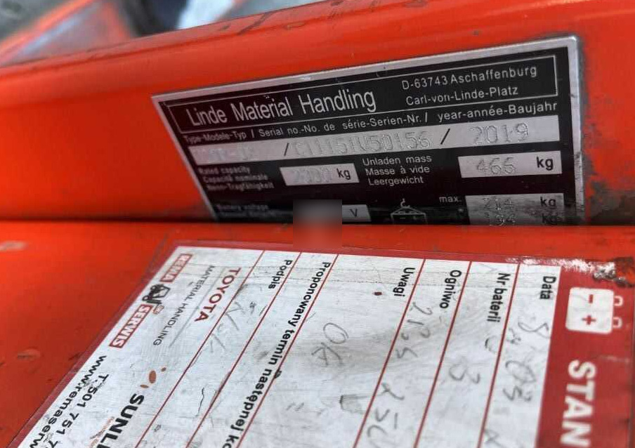 Linde T20P - Transpalette: photos 4 Linde T20P - Transpalette: photos 4