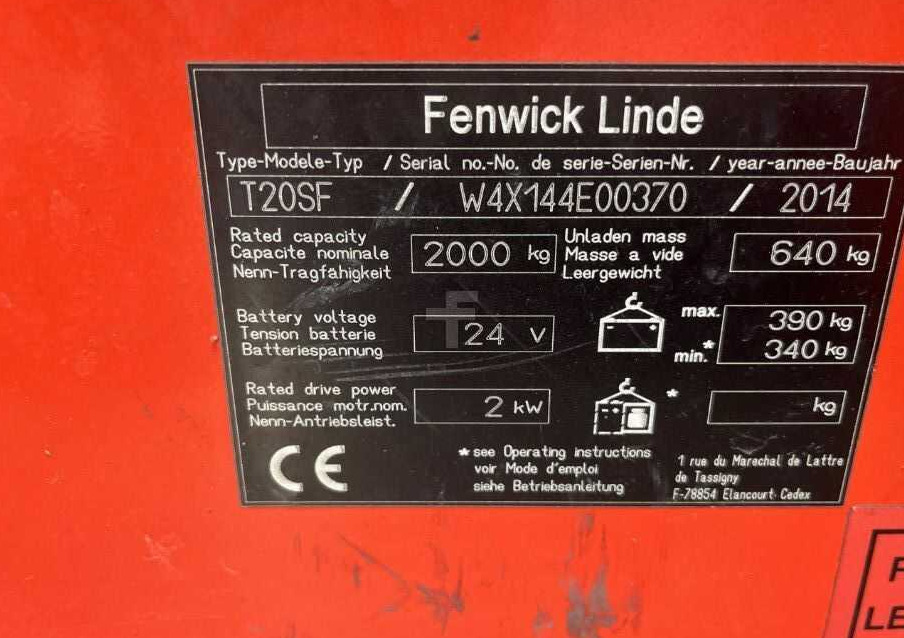 Linde T20SF - Transpalette: photos 4 Linde T20SF - Transpalette: photos 4