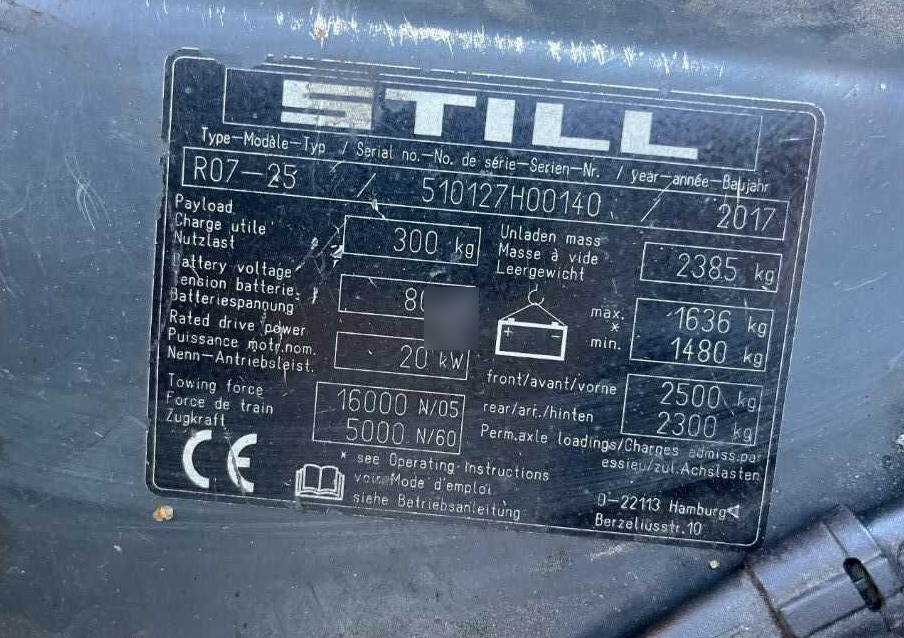 Still R07-25 - Chariot tracteur: photos 4 Still R07-25 - Chariot tracteur: photos 4