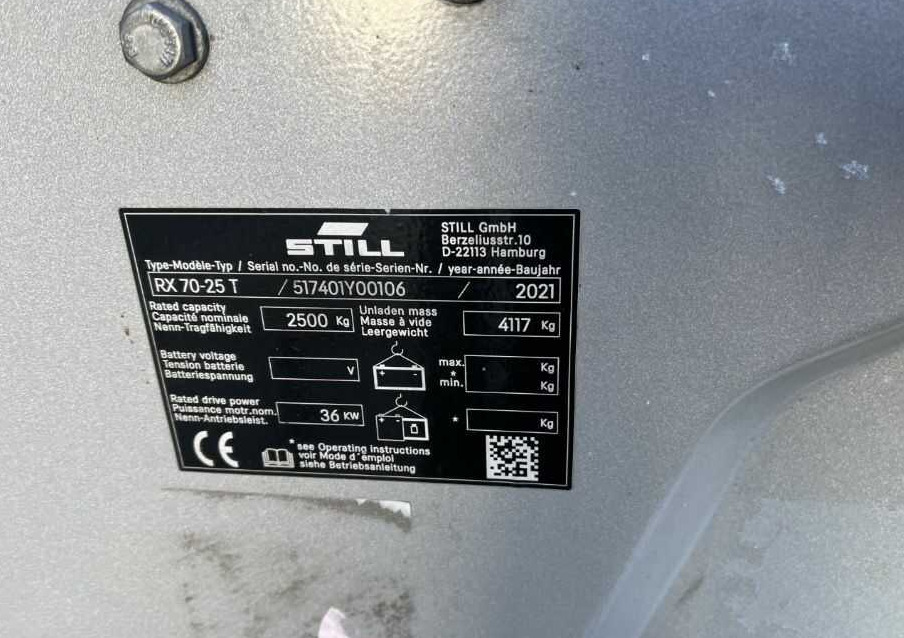 Still RX70-25T - Chariot élévateur à gaz: photos 4 Still RX70-25T - Chariot élévateur à gaz: photos 4