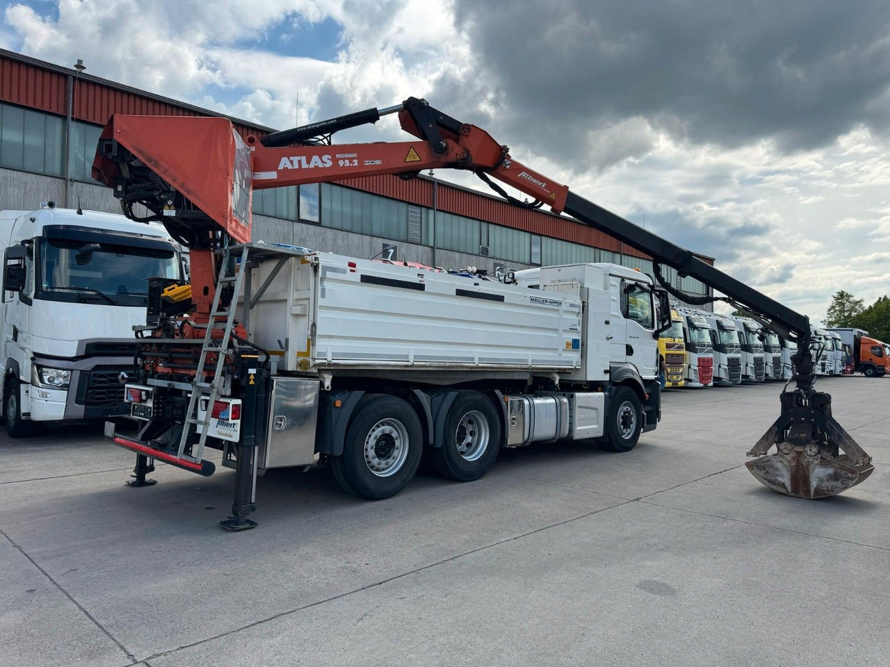 MAN TGS 26.470*ATLAS*MEILLER-KIPPER*DREISEITENKIPPER - Camion benne, Camion grue: photos 4 MAN TGS 26.470*ATLAS*MEILLER-KIPPER*DREISEITENKIPPER - Camion benne, Camion grue: photos 4