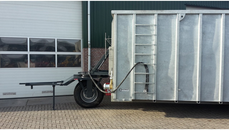 Mestcontainer met neuswiel - Distributeur d'engrais: photos 1 Mestcontainer met neuswiel - Distributeur d'engrais: photos 1