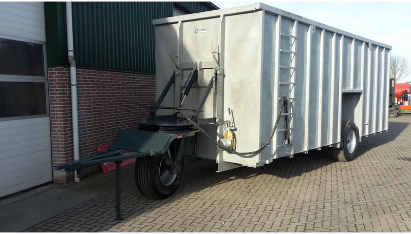 Mestcontainer met neuswiel - Distributeur d'engrais: photos 2 Mestcontainer met neuswiel - Distributeur d'engrais: photos 2