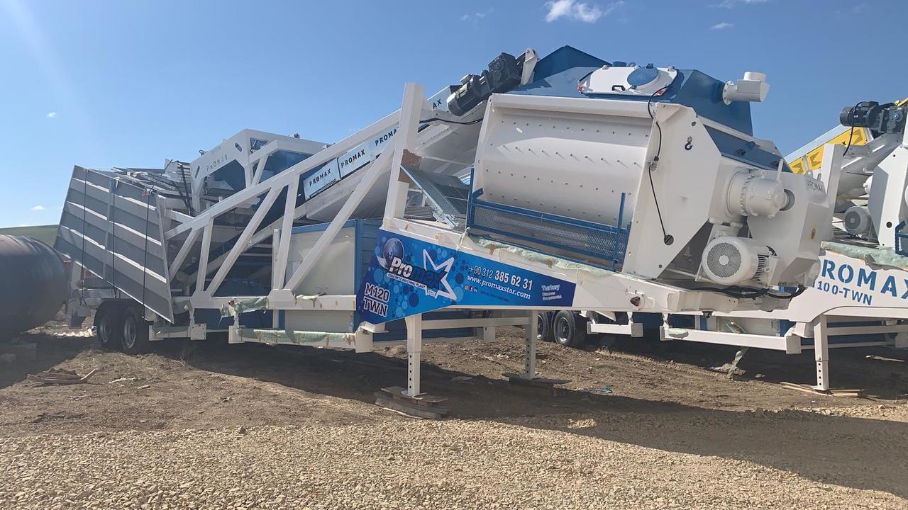 Mobile Concrete Batching Plant M120-TWN (120m3/h) - Centrale à béton: photos 3 Mobile Concrete Batching Plant M120-TWN (120m3/h) - Centrale à béton: photos 3