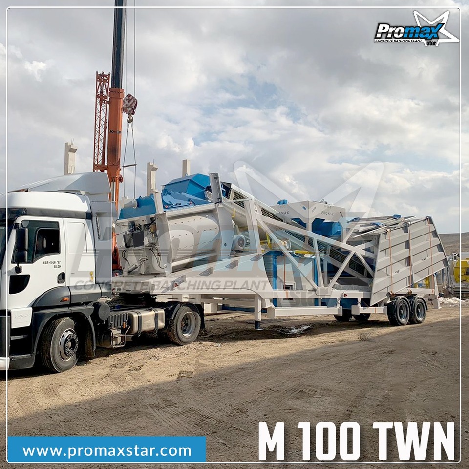 PROMAX MOBILE CONCRETE BATCHING PLANT M100-TWN (100m3/h) - Centrale à béton: photos 5 PROMAX MOBILE CONCRETE BATCHING PLANT M100-TWN (100m3/h) - Centrale à béton: photos 5