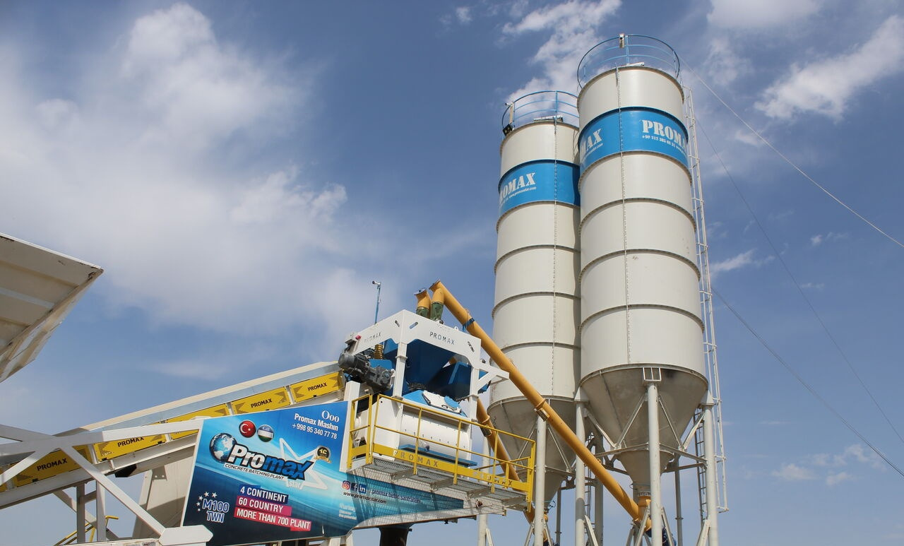 Promax 100 tons cement silo delivery from stock - Silo à ciment: photos 1 Promax 100 tons cement silo delivery from stock - Silo à ciment: photos 1