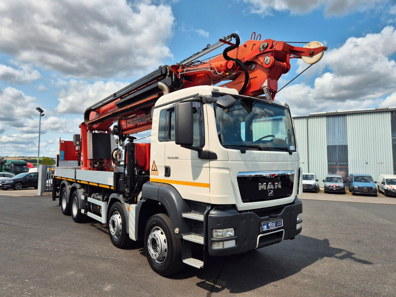 MAN TGS 35.360 8x4 BB Gormach 91000 TECH Funk - Camion grue: photos 3 MAN TGS 35.360 8x4 BB Gormach 91000 TECH Funk - Camion grue: photos 3