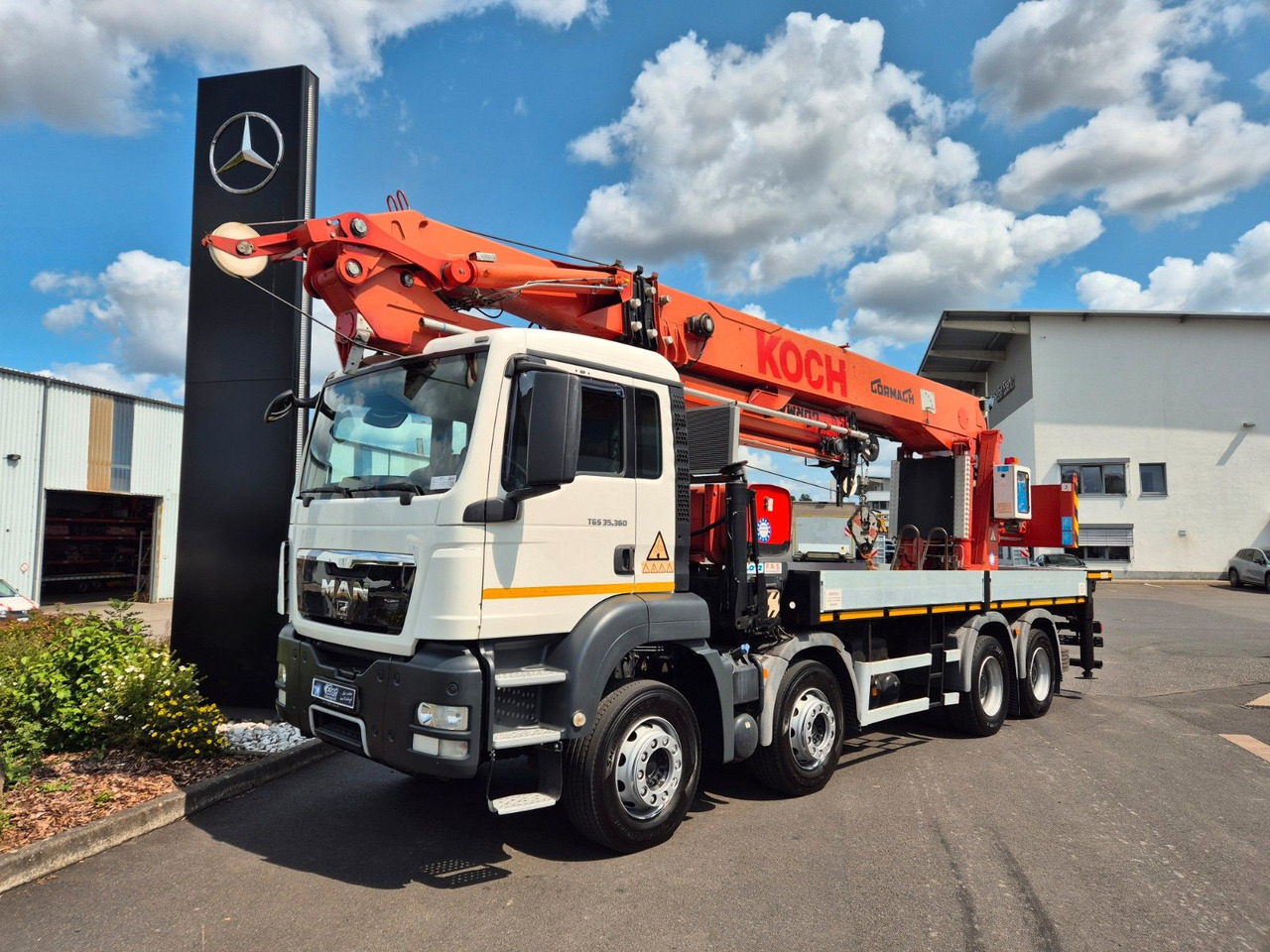 MAN TGS 35.360 8x4 BB Gormach 91000 TECH Funk - Camion grue: photos 2 MAN TGS 35.360 8x4 BB Gormach 91000 TECH Funk - Camion grue: photos 2