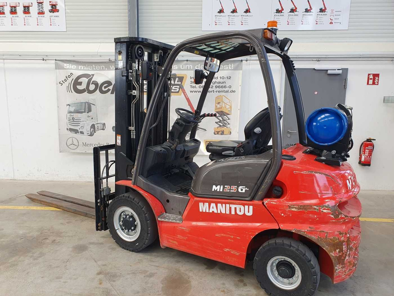 Manitou MI 25 G / Triplex: 4.70m / nur 1.976h! / SS - Chariot élévateur à gaz: photos 5 Manitou MI 25 G / Triplex: 4.70m / nur 1.976h! / SS - Chariot élévateur à gaz: photos 5