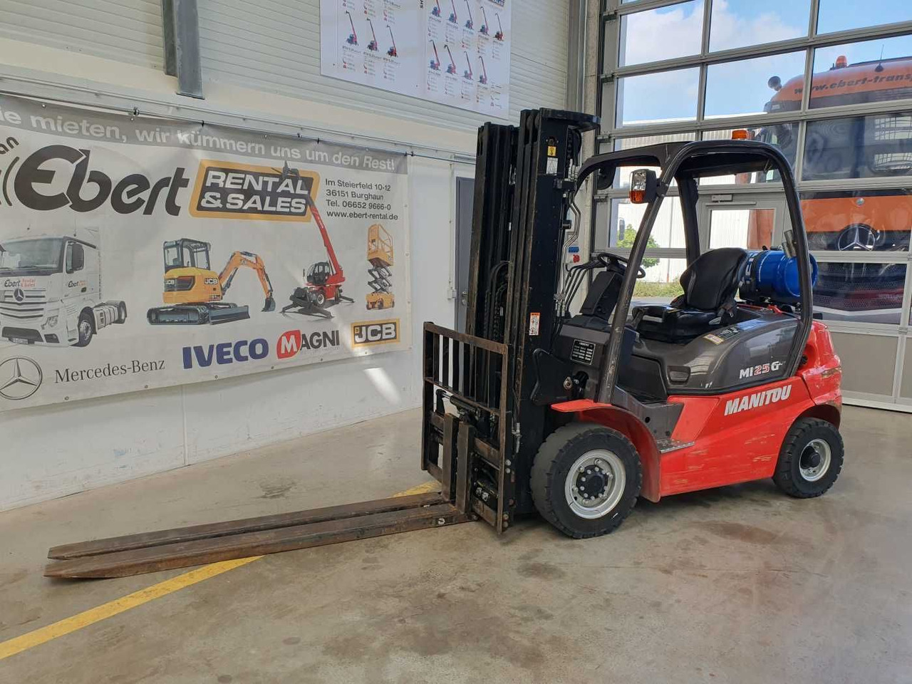 Manitou MI 25 G / Triplex: 4.70m / nur 1.976h! / SS - Chariot élévateur à gaz: photos 3 Manitou MI 25 G / Triplex: 4.70m / nur 1.976h! / SS - Chariot élévateur à gaz: photos 3