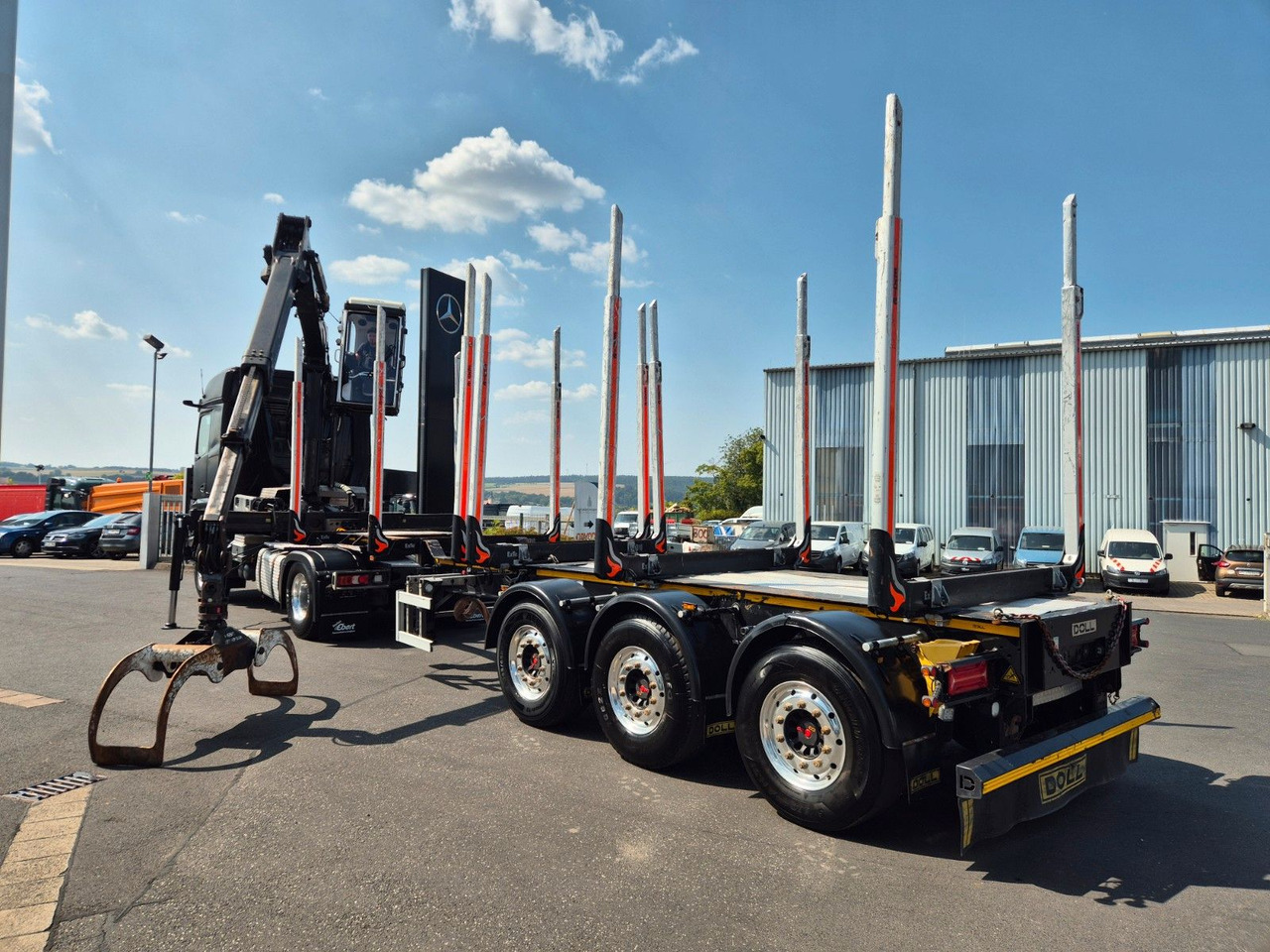 Mercedes-Benz Arocs 1853 LS 4x4 HAD Palfinger Q170Z96+Doll H3L - Camion grumier, Camion grue: photos 5 Mercedes-Benz Arocs 1853 LS 4x4 HAD Palfinger Q170Z96+Doll H3L - Camion grumier, Camion grue: photos 5