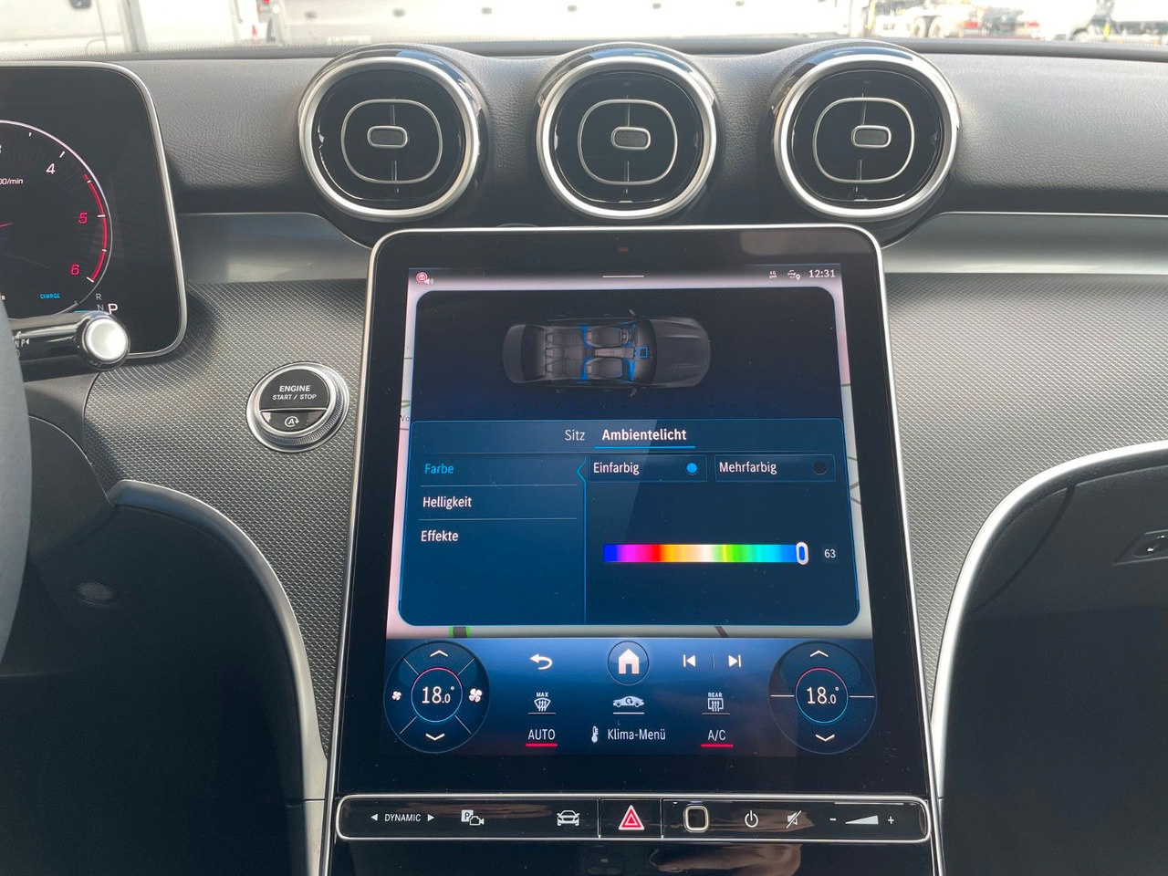 Berline Mercedes-Benz C 200 d AVANTGARDE 360°+TOTW+Carplay+Ambiente: photos 17 Berline Mercedes-Benz C 200 d AVANTGARDE 360°+TOTW+Carplay+Ambiente: photos 17