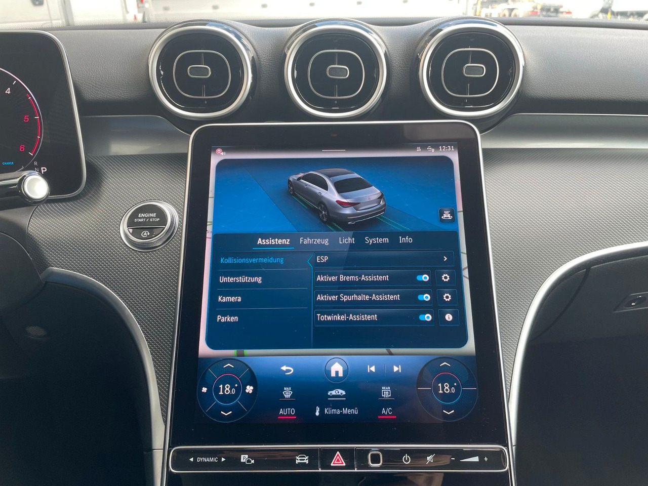 Berline Mercedes-Benz C 200 d AVANTGARDE 360°+TOTW+Carplay+Ambiente: photos 16 Berline Mercedes-Benz C 200 d AVANTGARDE 360°+TOTW+Carplay+Ambiente: photos 16