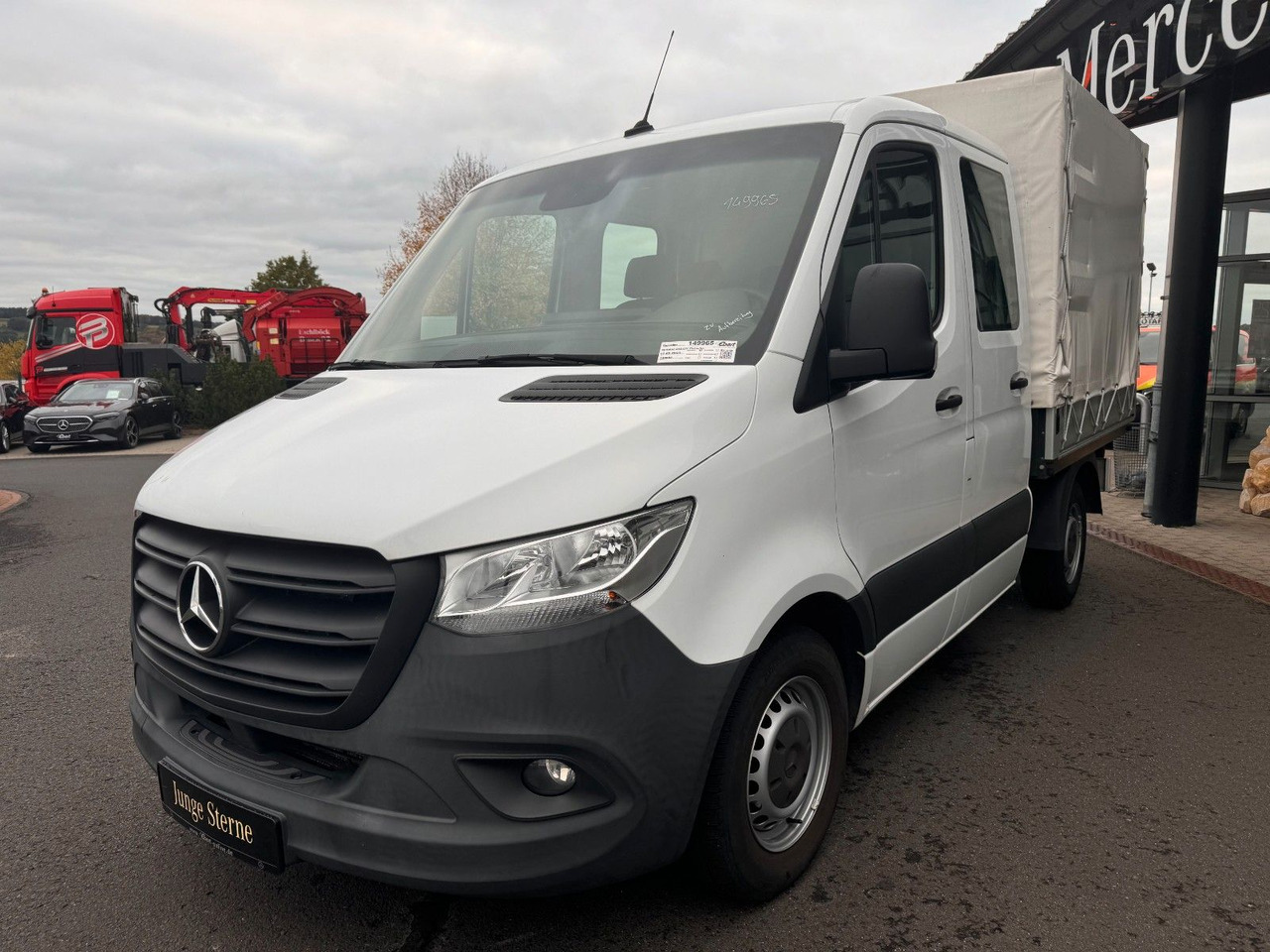 Mercedes-Benz Sprinter 215 CDI DoKa 9G Klima AHK SHZ - Véhicule utilitaire plateau baché, Utilitaire double cabine: photos 3 Mercedes-Benz Sprinter 215 CDI DoKa 9G Klima AHK SHZ - Véhicule utilitaire plateau baché, Utilitaire double cabine: photos 3