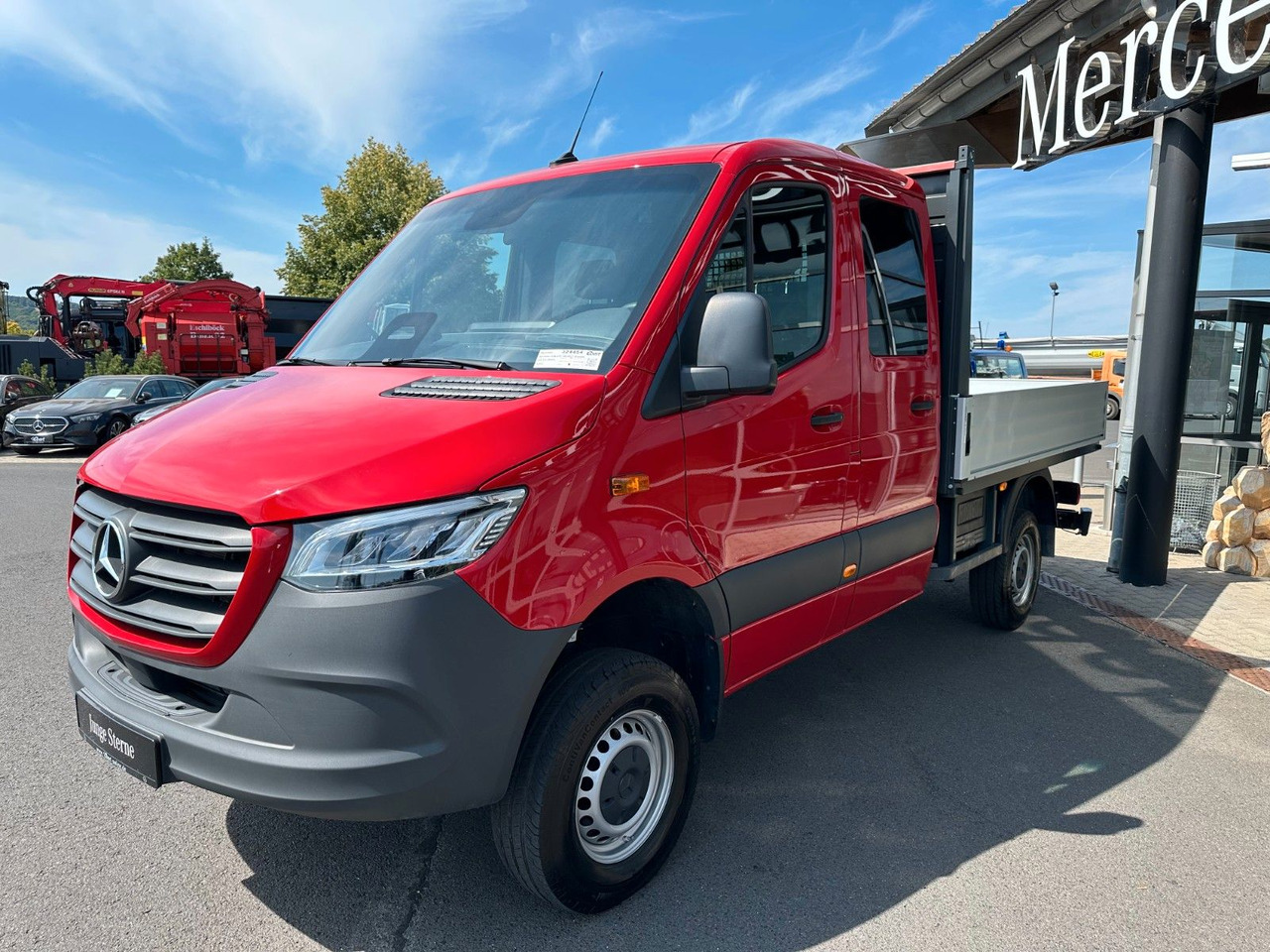 Mercedes-Benz Sprinter 319 CDI 4x4 DoKa Klima AHK3,5to - Véhicule utilitaire plateau baché, Utilitaire double cabine: photos 3 Mercedes-Benz Sprinter 319 CDI 4x4 DoKa Klima AHK3,5to - Véhicule utilitaire plateau baché, Utilitaire double cabine: photos 3