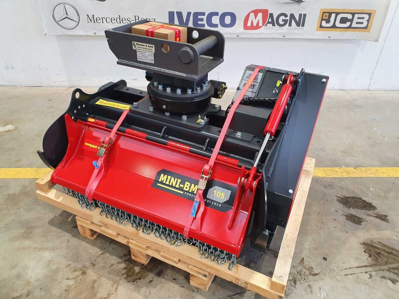 Seppi MINI-BMS 105 Forstmulcher Drehmotor MS08 - Broyeur forestier: photos 2 Seppi MINI-BMS 105 Forstmulcher Drehmotor MS08 - Broyeur forestier: photos 2