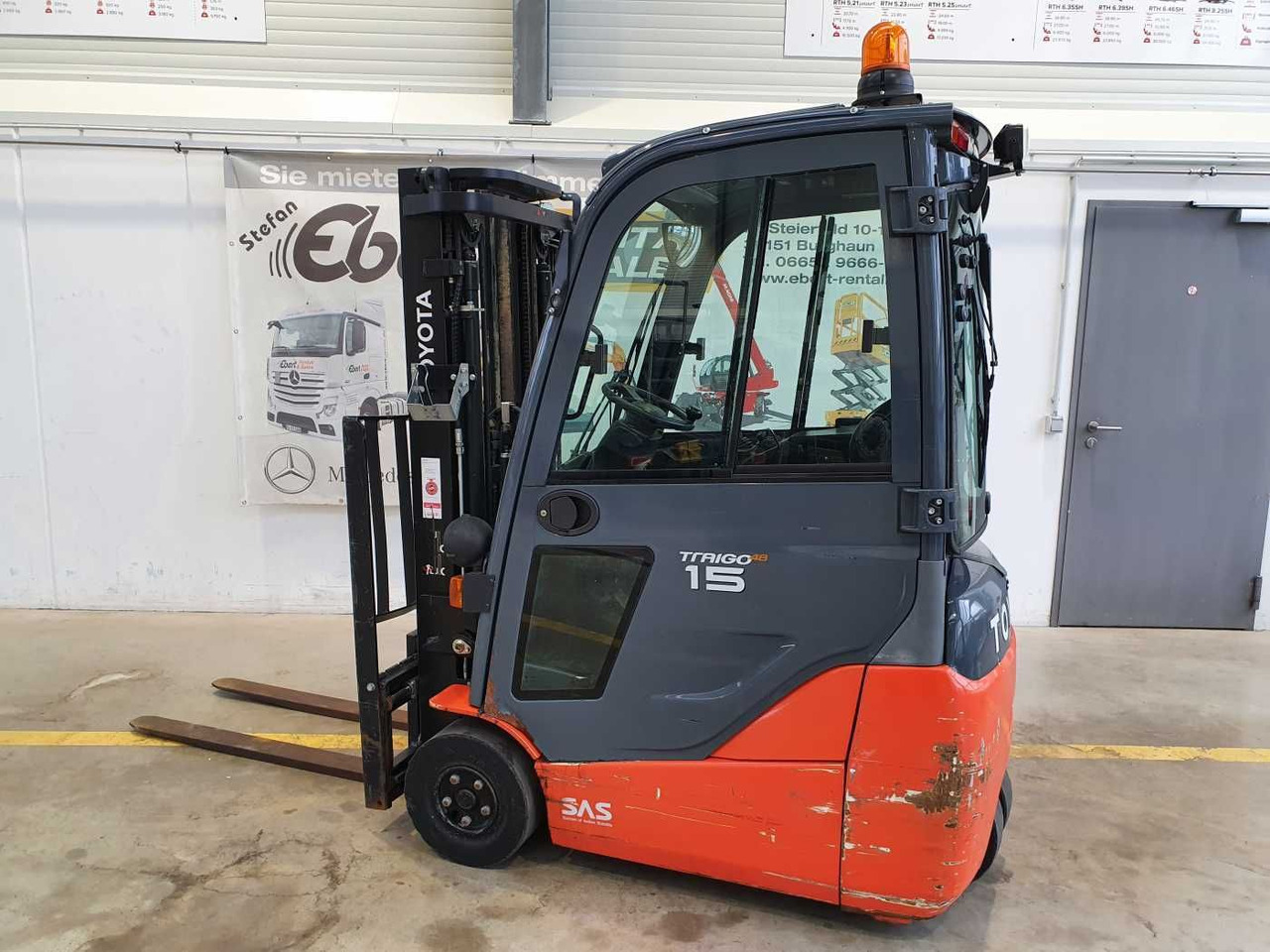 Toyota 8FBET15 / Batterie 07/2023 / HH: 4.3m! / 2.849h - Chariot élévateur électrique: photos 5 Toyota 8FBET15 / Batterie 07/2023 / HH: 4.3m! / 2.849h - Chariot élévateur électrique: photos 5
