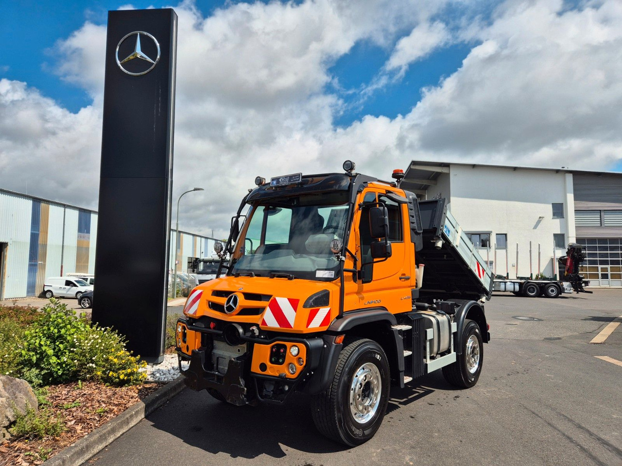 Unimog MB Unimog U435 4x4 Kipper Vario-Pilot Hydrostat - Camion benne: photos 1 Unimog MB Unimog U435 4x4 Kipper Vario-Pilot Hydrostat - Camion benne: photos 1