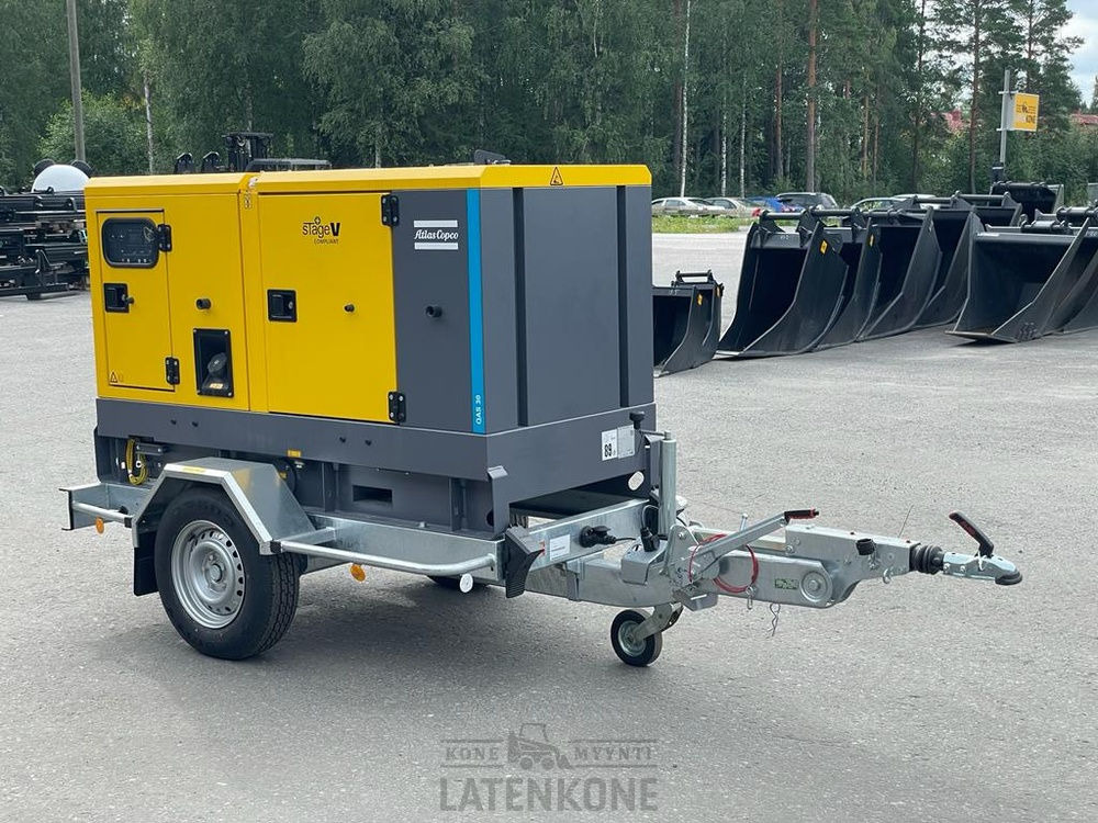 Atlas Copco QAS 30 50 Hz Generaattori StageV vetovarustuksella - Groupe électrogène: photos 3 Atlas Copco QAS 30 50 Hz Generaattori StageV vetovarustuksella - Groupe électrogène: photos 3