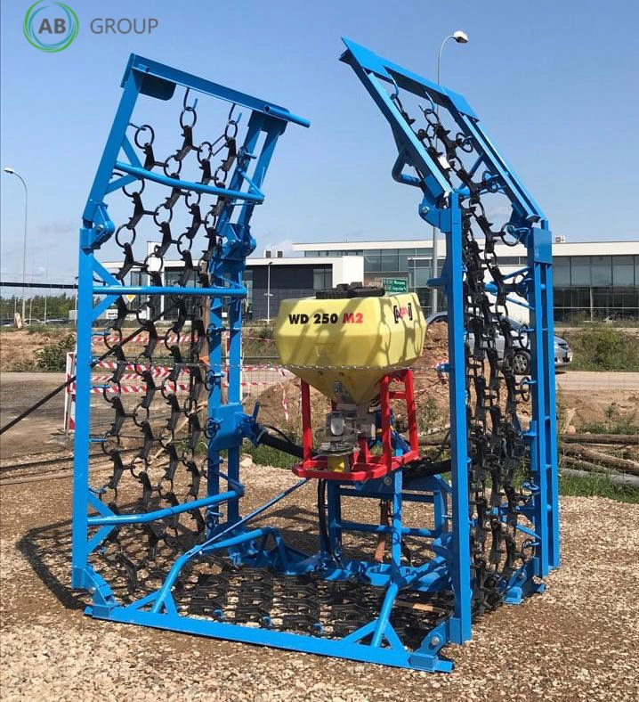 Meadow-field spear 8m + Green crop seeder - Herse à chaîne: photos 4 Meadow-field spear 8m + Green crop seeder - Herse à chaîne: photos 4