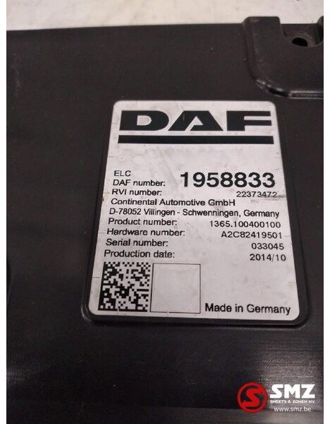 DAF Occ Ecu ELC DAF XF Euro 6 1958833 - Bloc de gestion pour Camion: photos 2 DAF Occ Ecu ELC DAF XF Euro 6 1958833 - Bloc de gestion pour Camion: photos 2