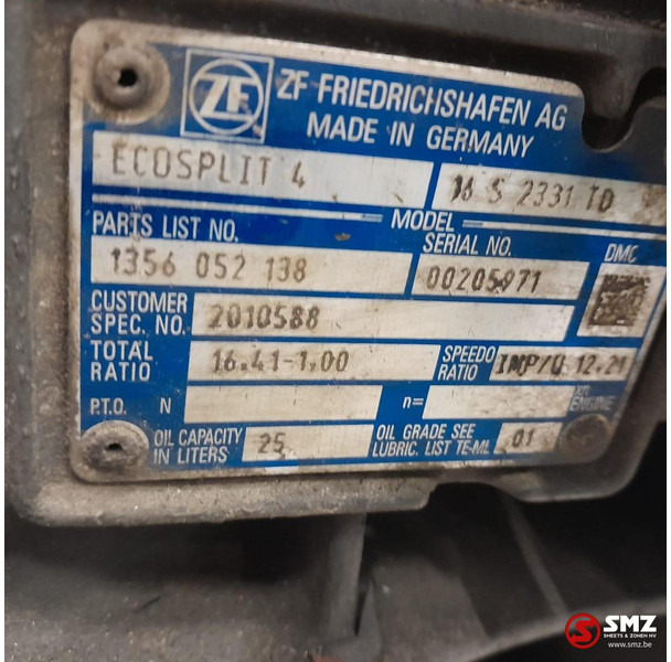 DAF Occ versnellingsbak 16S2331TD + intarder DAF - Boîte de vitesse pour Camion: photos 5 DAF Occ versnellingsbak 16S2331TD + intarder DAF - Boîte de vitesse pour Camion: photos 5