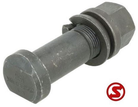 Diversen Wielbout M22x1.5 91mm + moer - Boulon de roue pour Camion: photos 1 Diversen Wielbout M22x1.5 91mm + moer - Boulon de roue pour Camion: photos 1