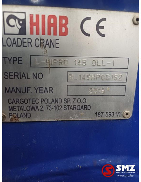 Flèche pour Matériel de manutention Hiab Occ Autolaadkraan Hiab L-Hipro 145 DLL - 1: photos 8