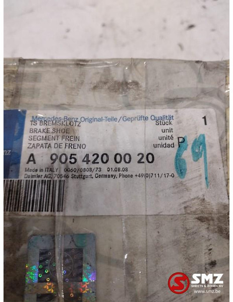Mercedes-Benz Set voorste remblokken mercedes a9054200020 - Plaquettes de frein pour Camion: photos 2 Mercedes-Benz Set voorste remblokken mercedes a9054200020 - Plaquettes de frein pour Camion: photos 2