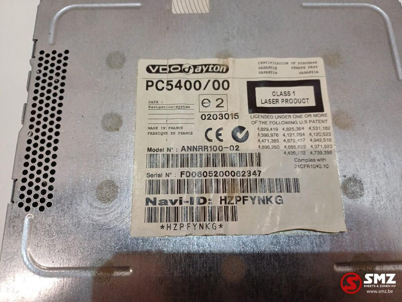 VDO Occ navigatiesysteem VDO Dayton PC5400 - Système électrique pour Camion: photos 5 VDO Occ navigatiesysteem VDO Dayton PC5400 - Système électrique pour Camion: photos 5