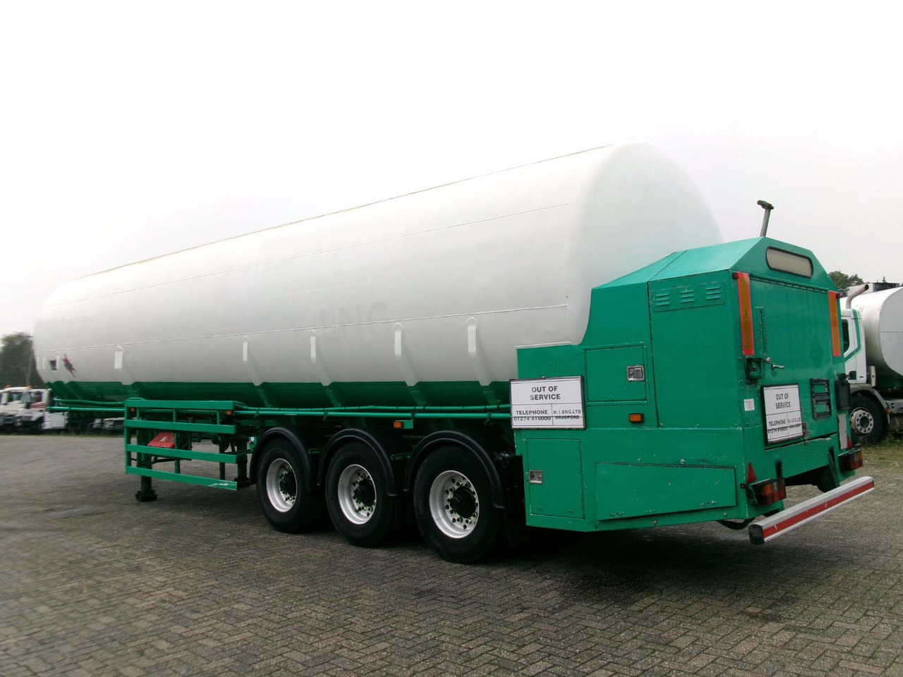 M1 Engineering Gas tank semi-trailer cryogenic used for LNG Methan Methane - Semi-remorque citerne: photos 4 M1 Engineering Gas tank semi-trailer cryogenic used for LNG Methan Methane - Semi-remorque citerne: photos 4