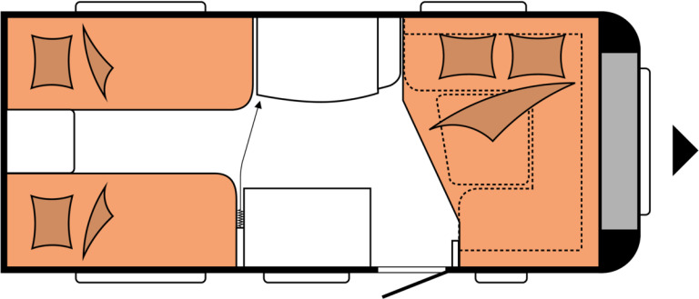 DE LUXE 460 LU - Caravane: photos 2 DE LUXE 460 LU - Caravane: photos 2