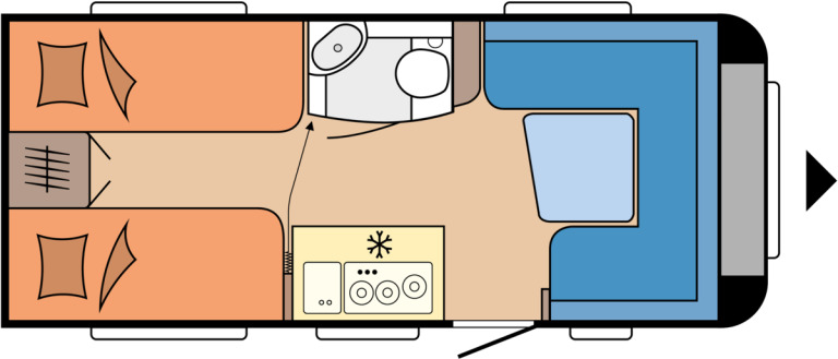DE LUXE 460 LU - Caravane: photos 1 DE LUXE 460 LU - Caravane: photos 1