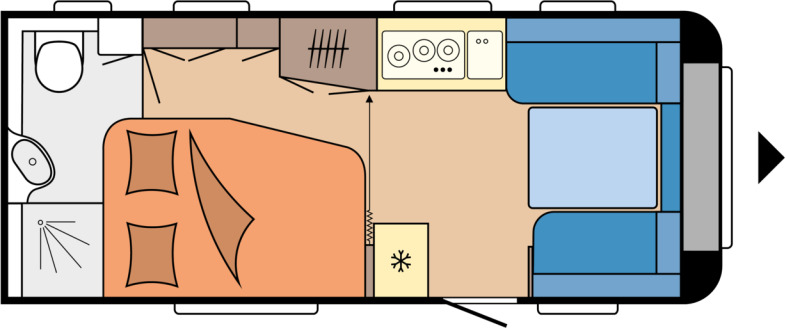 DE LUXE 495 WFB - Caravane: photos 1 DE LUXE 495 WFB - Caravane: photos 1