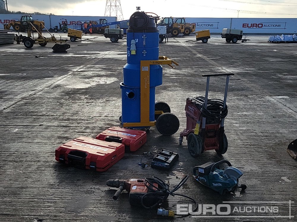 110 Volt SPE Vacuum, Hilti VC 40M-X 110 Volt Dust Extractor, Makita Cordless Floor Saw & Charger Pack, Hilti TE 70-ATC 110 Volt Hammer Drill, Hilti TE 700-AVR 110 Volt Hammer Drill, Hilti TE 30 110 Vo - Matériel de chantier: photos 1 110 Volt SPE Vacuum, Hilti VC 40M-X 110 Volt Dust Extractor, Makita Cordless Floor Saw & Charger Pack, Hilti TE 70-ATC 110 Volt Hammer Drill, Hilti TE 700-AVR 110 Volt Hammer Drill, Hilti TE 30 110 Vo - Matériel de chantier: photos 1