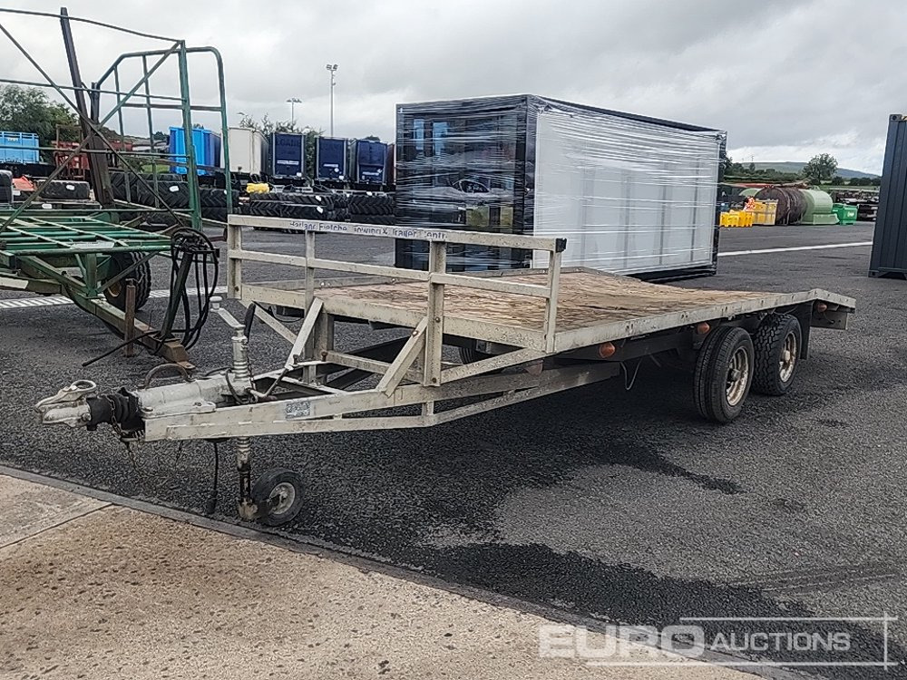 16' x 6' 6" Twin Axle Plant Trailer - Remorque porte engin: photos 1 16' x 6' 6" Twin Axle Plant Trailer - Remorque porte engin: photos 1