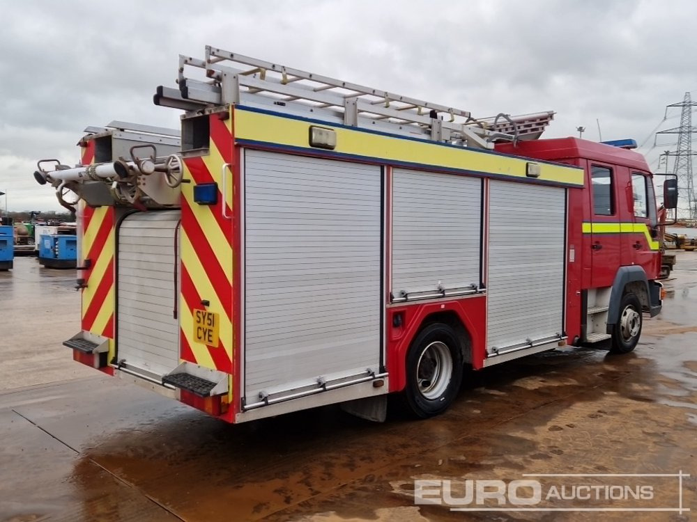 2001 MAN 4x2 Fire Engine, Manual Gearbox (Reg. Docs. Available) - Camion de pompier: photos 5 2001 MAN 4x2 Fire Engine, Manual Gearbox (Reg. Docs. Available) - Camion de pompier: photos 5