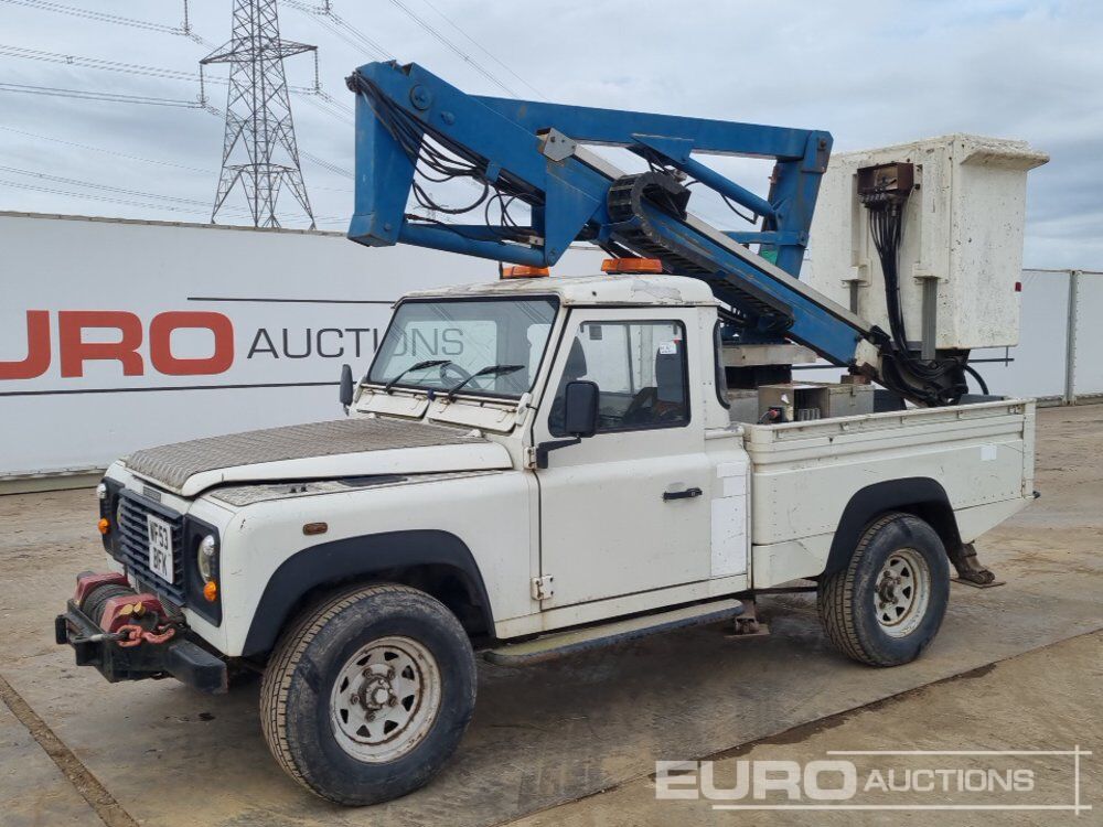 2003 Land Rover 110 - Camion avec nacelle: photos 1 2003 Land Rover 110 - Camion avec nacelle: photos 1