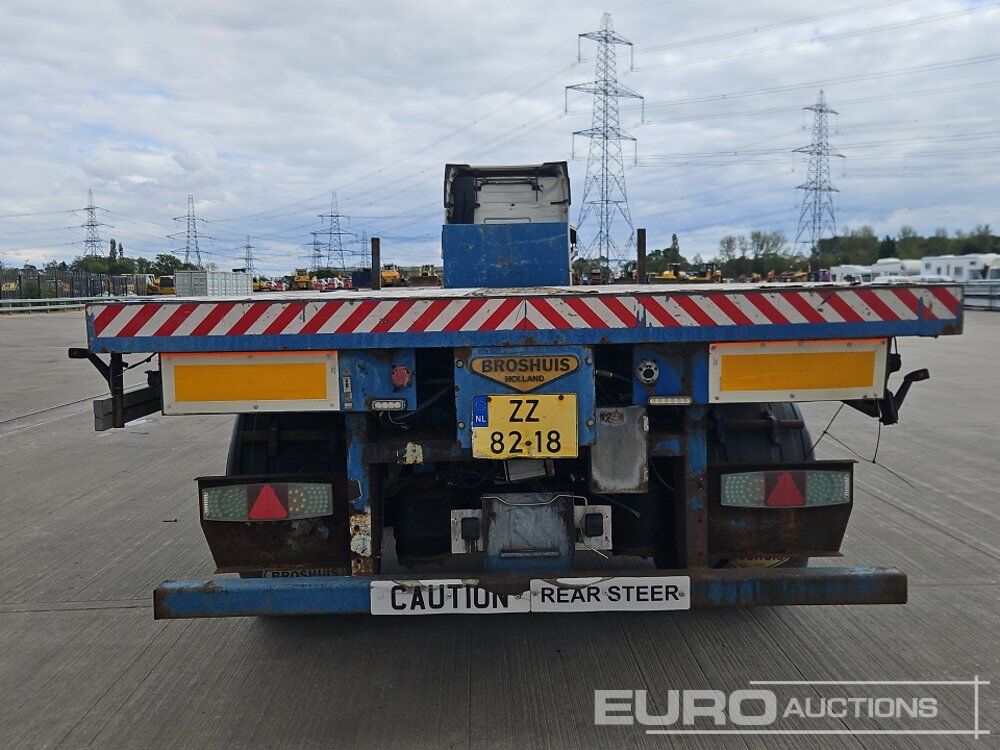 2004 BrosHAUS Tri Axle Extendable Ballast Trailer, Rear Steer - Remorque plateau: photos 4 2004 BrosHAUS Tri Axle Extendable Ballast Trailer, Rear Steer - Remorque plateau: photos 4