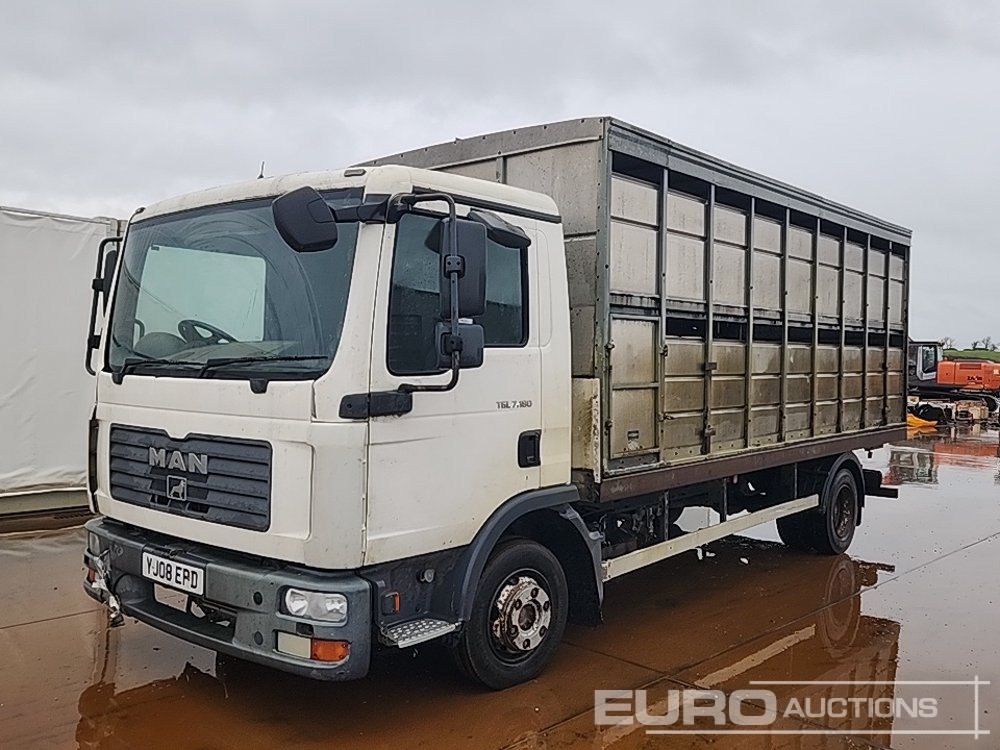 2008 MAN TGL7.180 - Camion bétaillère: photos 1 2008 MAN TGL7.180 - Camion bétaillère: photos 1