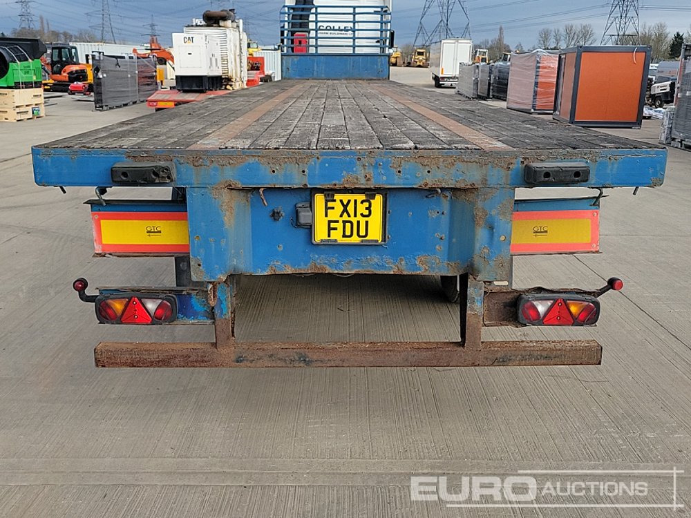 2008 SDC Trailer Tri Axle Extendable Flatbed Trailer - Semi-remorque plateau: photos 4 2008 SDC Trailer Tri Axle Extendable Flatbed Trailer - Semi-remorque plateau: photos 4
